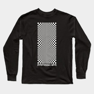 The iconic sportscar op-art fabric pattern (in white) Long Sleeve T-Shirt